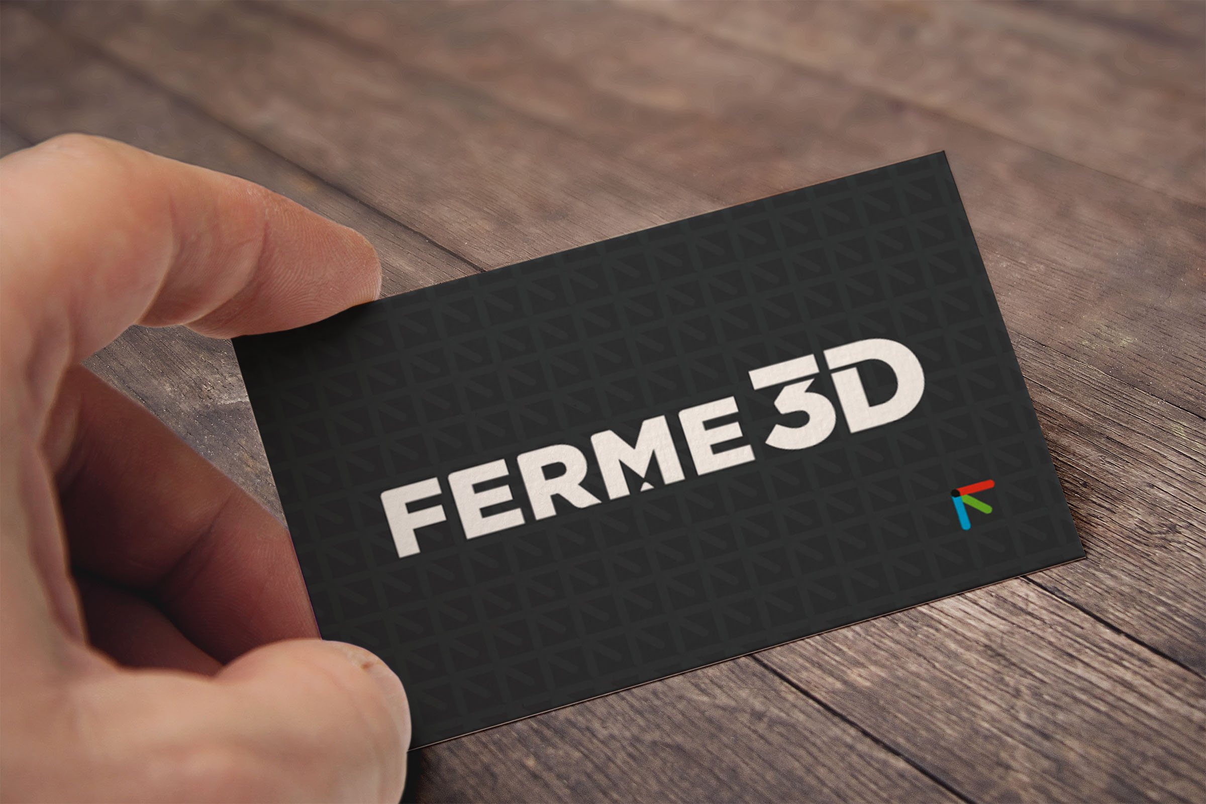 carte de visite graphiste alpilles camargue ferme 3d