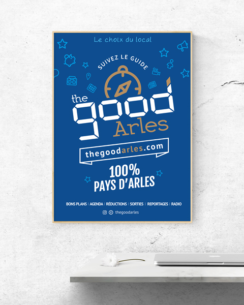 affiche graphiste alpilles camargue the good arles